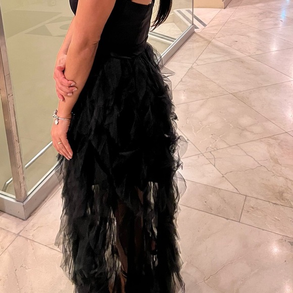 Women black strapless dress… - Picture 2 of 2